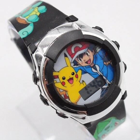 POKEMON Digital Watch Unisex Retro Cartoon Tv Series Accutime Pikachu 2023 - Picture 4 of 8